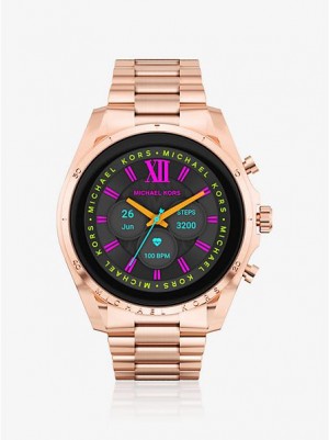 Montre Michael Kors Gen 6 Bradshaw Smart Homme Rose Doré | 238061-TZJ