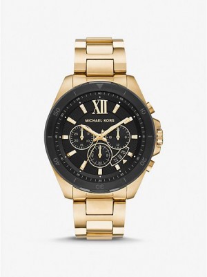 Montre Michael Kors Oversized Brecken Homme Doré | 864503-TOW