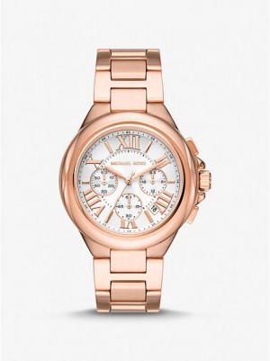 Montre Michael Kors Oversized Camille Femme Rose Doré | 834260-FQC