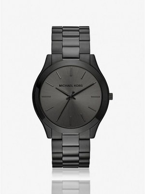 Montre Michael Kors Oversized Slim Runway Homme Noir | 597428-WLE