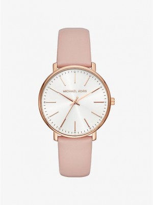 Montre Michael Kors Pyper Cuir Femme Rose Doré | 807493-ITN