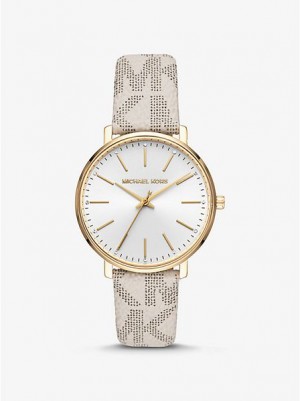 Montre Michael Kors Pyper Logo Femme Doré | 359167-PRD