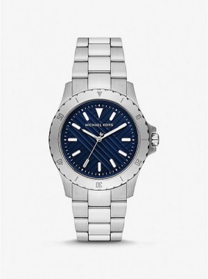 Montre Michael Kors Slim Everest Homme Argent | 830742-BWY