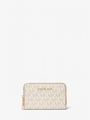 Portefeuilles Michael Kors Small Logo Femme Noir Jaune Rose | 902735-GUW