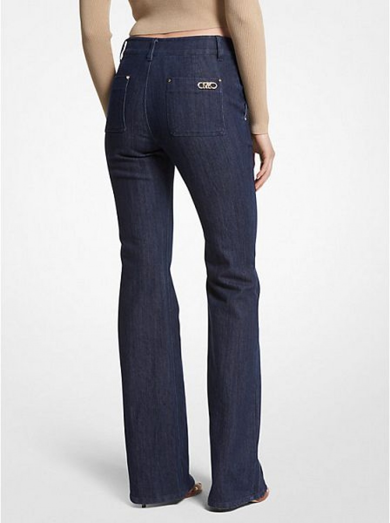 Jean Michael Kors Bootcut Femme Bleu Marine | 845792-OFH