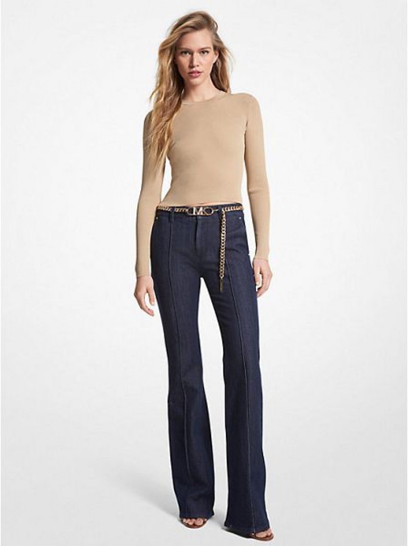 Jean Michael Kors Bootcut Femme Bleu Marine | 845792-OFH