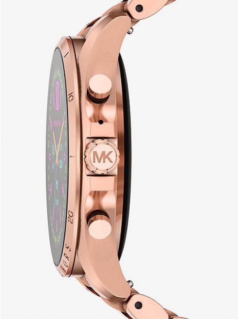 Montre Michael Kors Gen 6 Bradshaw Smart Femme Rose Doré | 765804-RTW