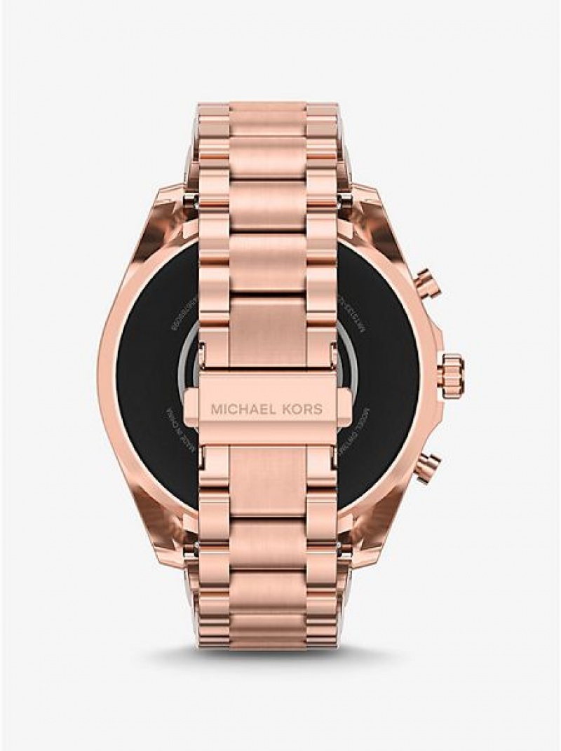 Montre Michael Kors Gen 6 Bradshaw Smart Femme Rose Doré | 765804-RTW