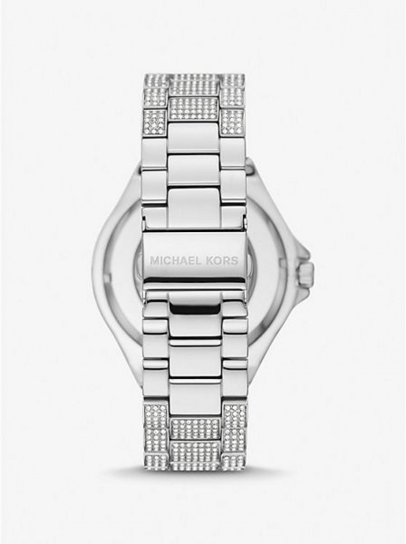 Montre Michael Kors Limited-edition Oversized Lennox Pave Homme Argent | 451923-PLM