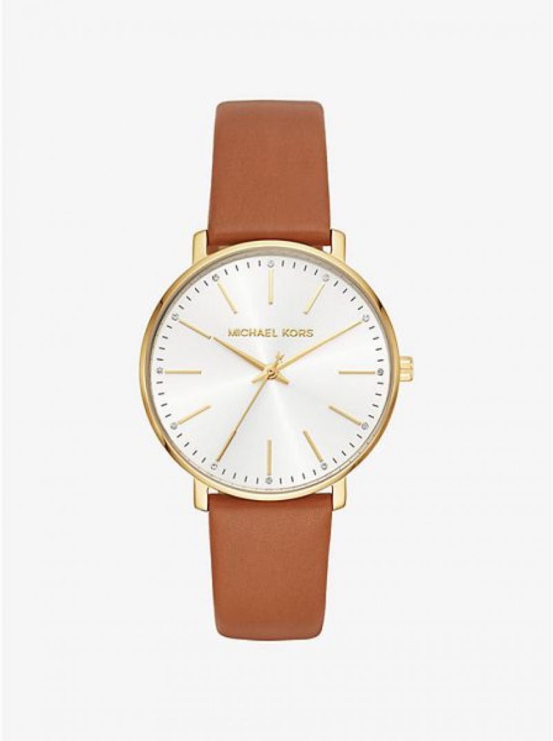 Montre Michael Kors Pyper Cuir Femme Doré | 268073-ZIM