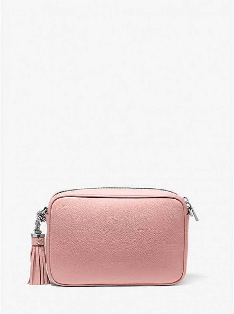 Sacs Crossbody Michael Kors Ginny Cuir Femme Rose | 379450-QUM