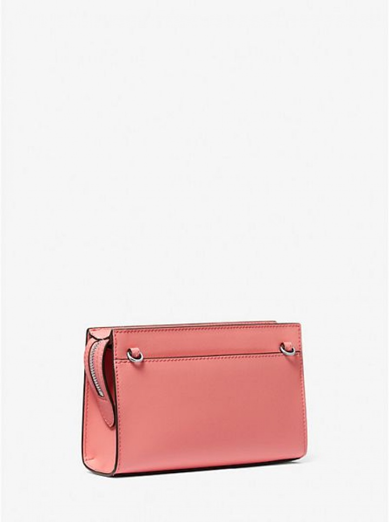 Sacs Crossbody Michael Kors Sheila Small Faux Cuir Femme Rose | 543687-YQS