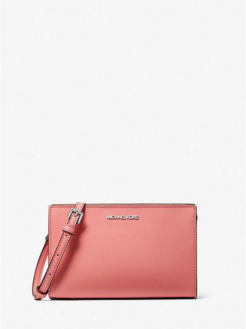 Sacs Crossbody Michael Kors Sheila Small Faux Cuir Femme Rose | 543687-YQS