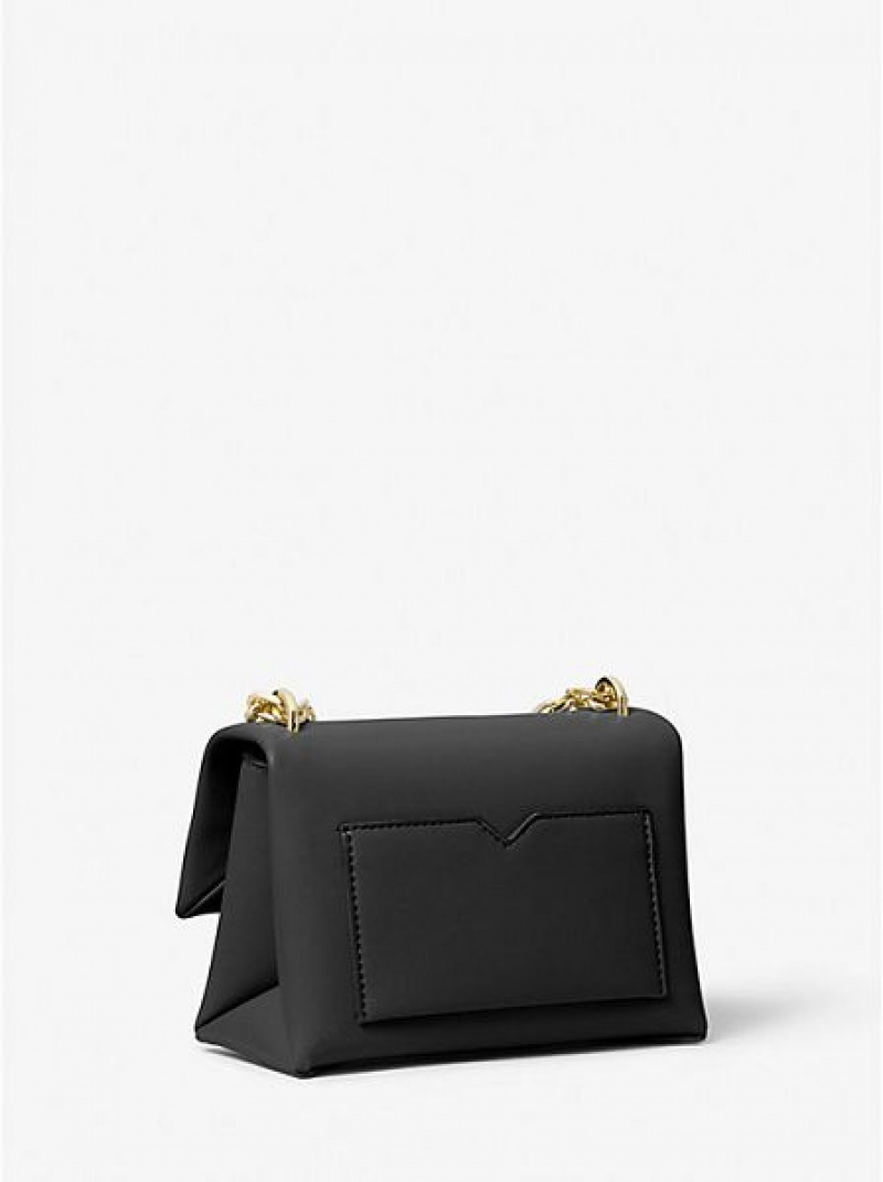 Sacs À Bandoulière Michael Kors Cece Small Faux Cuir Femme Noir | 148930-TPM