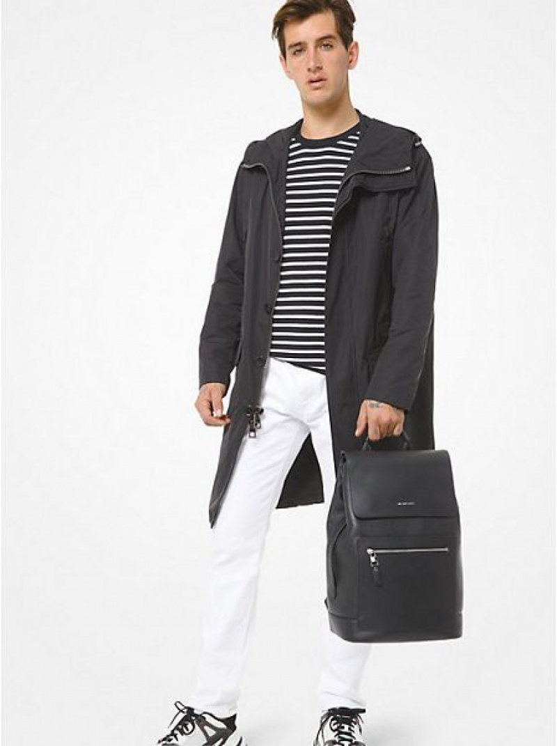 Vestes Michael Kors Oversized Homme Noir | 715064-OKL